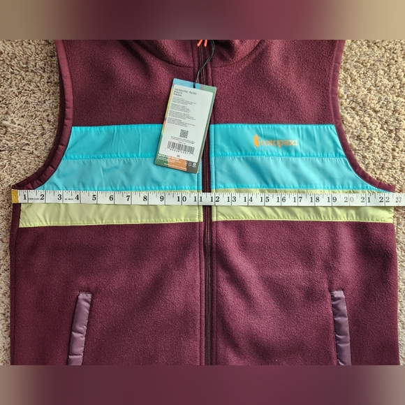 Cotopaxi Teca Fleece Vest Moon Beam Women's Size 1X Plus NWT - Picture 8 of 9